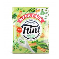 Сухарики Flint зі см. сметана із зеленню 110г